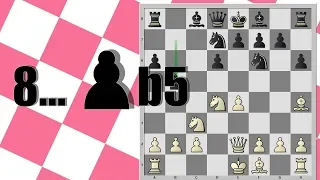 #18 Сицилианская защита за белых. Вариант Найдорфа 8... b7-b5