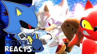 Metal Sonic Reacts to Hyper Shadic VS Perfect Nazo [3D Animation]
