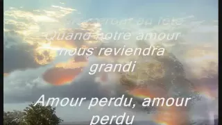 amour perdu - adamo- lyrics en francais