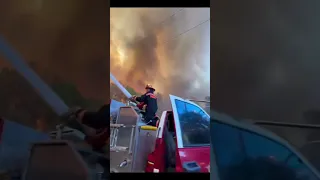 Jasper County wildfire continues to burn. Video provided by: Joseph Lane & fellow firefighters