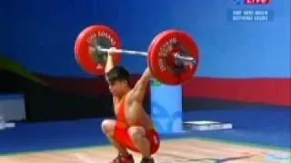 Frank Rothwell's Olympic Weightlifting History Qingquan Long 2009 WWC Snatch.wmv