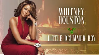 Whitney Houston - Little Drummer Boy (Fireplace Video - Christmas Songs)