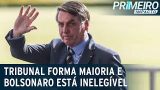 TSE forma maioria para tornar Bolsonaro inelegível | Primeiro Impacto (30/06/23)