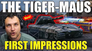 My First Time Playing with The TIGER-MAUS in World of Tanks!