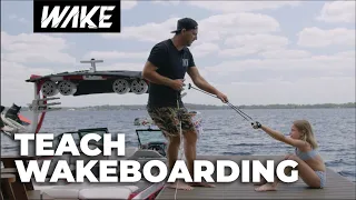 Boarding Basics | Teaching others how to get up on a wakeboard