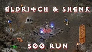 500 run Eldritch Shenk Diablo 2 Resurrected Offline P8 Javazonka