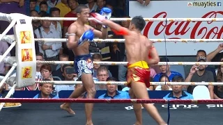 Muay Thai - Sangmanee vs Panpayak (แสงมณี  vs พันธ์พยัคฆ์), Rajadamnern Stadium, Bangkok, 2.5.16