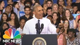 President Obama Rips Into Donald Trump: Presidency Magnifies Who You Are | NBC News