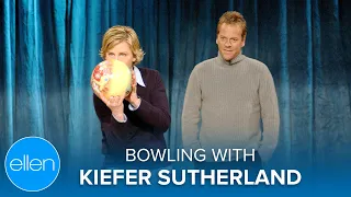 Ellen & Kiefer Sutherland Go Bowling!