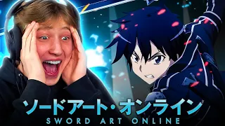 KIRITO DUAL WIELDING! - Sword Art Online Episode 8-9 Reaction