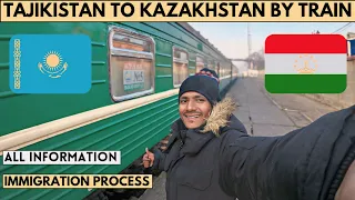 Tajikistan To Kazakhstan by Train 🚂 |Immigration Process