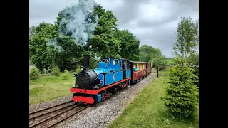 Small Train Though A Big Tunnel on the Kirklees Light Railway - 28/05/2023