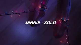 JENNIE - 'SOLO' Easy Lyrics