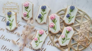 How to make SWEET PEA FLOWER COOKIES for Mother's Day