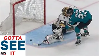 GOTTA SEE IT: Barclay Goodrow Ends Instant Classic Between Sharks & Golden Knights With OT Goal