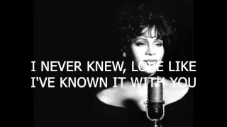 I have nothing (-2) - Whitney Houston - Karaoke female lower