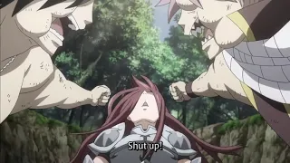 Fairy Tail | Natsu And Gray Punch Erza By Accident (ENG DUB)