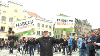 Demo gegen Politik der Bundesrepublik in Zwickau