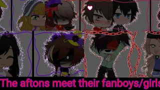 the aftons meet their fanboys/girls|my au|spinly_fantom