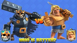 SKELETON KING VS GOLDEN KNIGHT | WHO IS BETTER ? | 1vs1 | Royal OVS