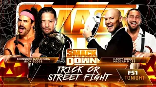 Shinsuke Nakamura & Rick Boogs vs Happy Corbin & Madcap Moss (Trick or Street Fight - Full Match)