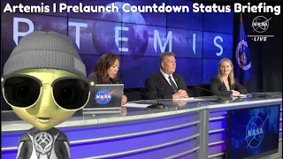 Artemis I Prelaunch Countdown Status Briefing - The Nighttime News Space Report