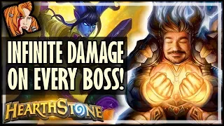 INFINITE DMG ON EVERY BOSS?! - HEROIC Chapter 5 - Rise of Shadows Hearthstone