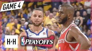 Stephen Curry vs Chris Paul DUEL Full Game 4 Highlights Rockets vs Warriors 2018 NBA Playoffs WCF