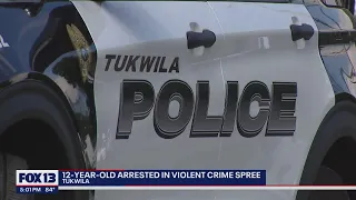 12-year-old arrested in violent crime spree in Tukwila | FOX 13 Seattle