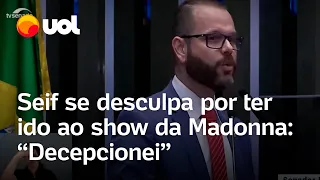 Jorge Seif pede perdão por ter ido ao show da Madonna: ‘Não representa os nossos valores'