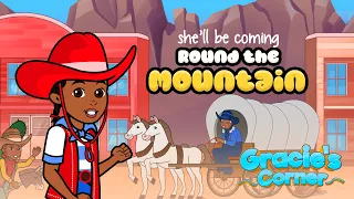 She’ll be Coming Round the Mountain | Gracie’s Corner | Nursery Rhymes + Kids Songs