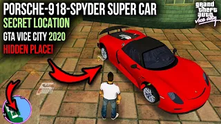 GTA vice city Porshe Super Car SECRET Location | GTA Vice City 2020| ZenGTA | gamingxpro