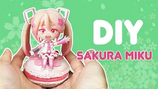 DIY SAKURA MIKU │ Figurine Clay Tutorial