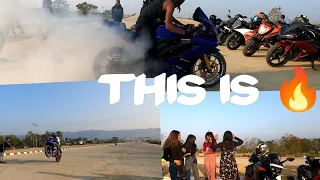 Deadliest Bike stunts in India/Beautiful Dimapur Girls/ Sunday Funday Ride/Ajusto Naga