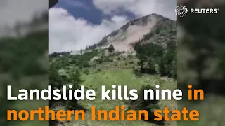 Landslide kills nine in northern India