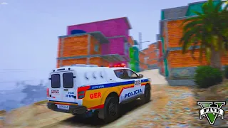 GER PMMG PRISÃO E TROCA DE TIROS NA FAVELA - GTA RP