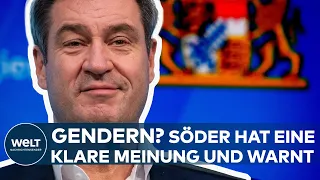 MARKUS SÖDER: Gendern? Bayerns Ministerpräsident warnt vor „Überforderung“ der Gesellschaft