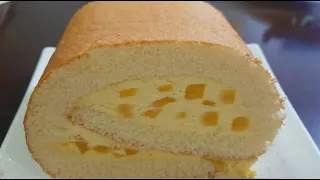 CHIFFON ROLL CAKE RECIPE | SWISS ROLL CAKE RECIPE | BASIC ROLL CAKE RECIPE