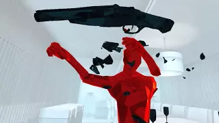 SUPERHOT! VR intense gameplay clip