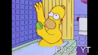 Bart golpea a Homero con una silla - Telephone Awoo