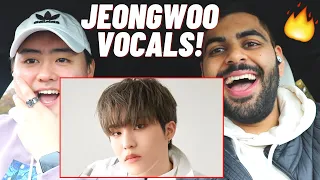 TREASURE JEONGWOO - REAL VOICE [NO AUTO-TUNE] REACTION!🔥