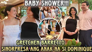 Gretchen Barretto lola na finally ginulat ang anak na si Dominique sa surprise BABY SHOWER bonga!