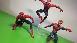 Unboxing Toy Biz Spider-man movie (used) figures