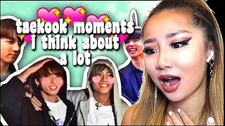 THEY'RE SO PURE!  😍 BTS 'TAEKOOK MOMENTS I THINK ABOUT A LOT'| REACTION/REVIEW