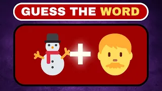 GUESS THE WORD BY EMOJIES   GUESS THE 50 HARDEST  QUIZ