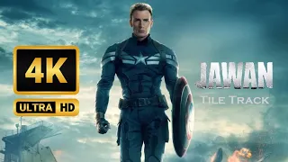 || Captain America || Jawan Title Track || Ultra 4K ||