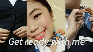 Get ready with me | Flight attendant vlog