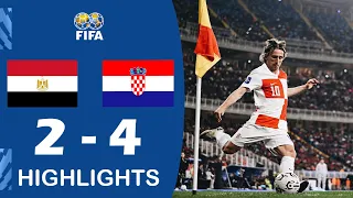 Egypt vs. Croatia 2-4 Highlights | International Friendly 2024