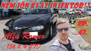 Alfa Romeo 2.4 JTD | Tanácsok ha nem jön ki az injektor a hengerfejből | Alfa Romeo 156 javítás 🇮🇹