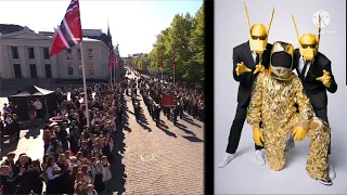 Subwoolfer performs at Norway's national day parade